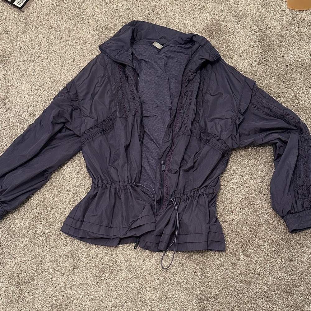 Free People Movement Windbreaker Jacket Medium Purple